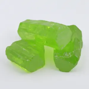 wholesale synthetic cz rough D-apple green cubic zirconia raw material