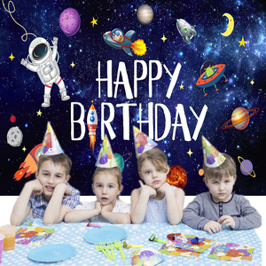 Luar Angkasa Selamat Ulang Tahun fotografi latar belakang astronot latar belakang roket latar belakang foto latar belakang untuk anak-anak ulang tahun - Product Image 5