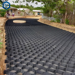 Géocell en plastique pas cher de 50 mm, grille de sol perforée pour le drainage <span class=keywords><strong>des</strong></span> eaux pluviales - Product Image 1