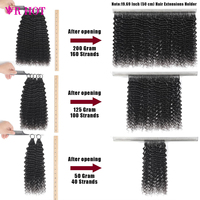 Extensions de cheveux humains au crochet de haute qualité, mèches de cheveux brésiliens Remy non tissées, boucles au crochet, sans trame, fournisseur