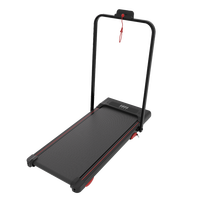 Tapis roulant électrique pliable compact avec écran LED, clé de sécurité, design portable, moteur 0,75 CV pour la marche/la course à domicile, fitness en intérieur
