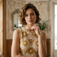 Robe midi en maille unie sans manches ajourée de haute qualité pour femme, nouvelle collection été 2026