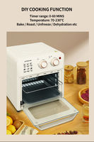 Friteuse numérique multifonctionnelle 12 litres sans huile Mini friteuse à pain Fours de cuisson avec gril
