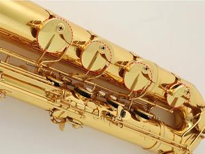 Saxofón <span class=keywords><strong>Bajo</strong></span> Ajustable con Lacado Dorado OEM/ODM (Instrumento de Viento) con Tono EB - Product Image 5