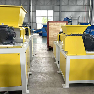 Đôi trục OK-600 tự động băm nhỏ máy cho Nhựa kim loại và cao su với vòng bi và hộp số phụ kiện cốt lõi - Product Image 3