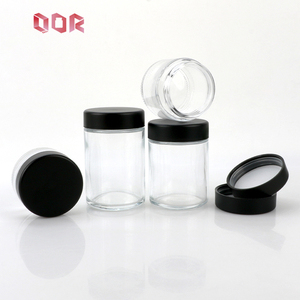 Frascos de Vidrio Transparente de Diferentes Tamaños, 100 ml/120 ml, Forma Cilíndrica, Recipientes de Almacenamiento de Grado Alimenticio con Tapas de Rosca Negras - Product Image 6