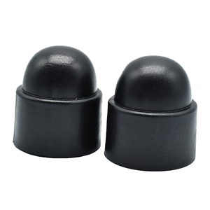 Elekh M8 Bouchon d'écrou en plastique Capuchon à vis 1000 Pcs Noir Boulon <span class=keywords><strong>Ecrou</strong></span> Protection Couvercle <span class=keywords><strong>Hexagonal</strong></span> pour Voitures Capuchon Dome Avec Filetage M3 - Product Image 2