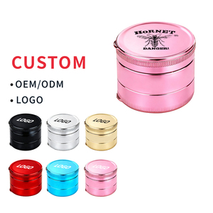 Hornet 5-Piece Plastic <b>Herb</b> <b>Grinder</b> Pink Round 60mm Efficient Grinding Durable Design HP031 - Product Image 1