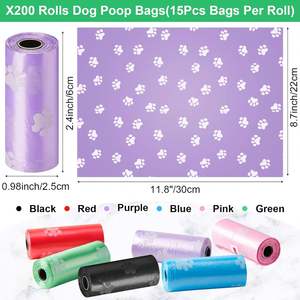 Bolsas para Desechos de Perros Bestpet - Bolsas de Plástico para Excrementos de Perros - Desechables y Aptas para Desechos de Mascotas - Product Image 2