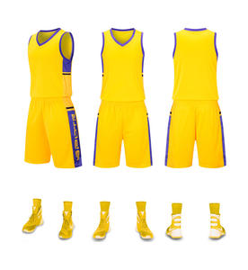 Conjuntos de Uniformes de Baloncesto Personalizados para Unisex |   Uniformes Deportivos de Verano 100% Poliéster para Estudiantes, Equipos y Entrenamiento Juvenil - Product Image 5