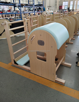 VOG Échelle de Correction de la Colonne Vertébrale en Bois d'Érable Réglable, Accessoire d'Entraînement Pilates et Yoga pour Studio de Pilates, Usage Domestique/Commercial