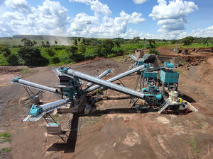 Ligne de production de concassage de pierre de minerai de fer de quartz, concasseur à mâchoires, moteur AC, contrôle PLC, capacité maximale de 350 t/h - Product Image 5