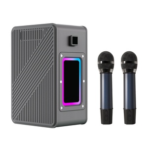 ลำโพงคาราโอเกะขนาดมินิพร้อมไมโครโฟน, ลำโพงไมค์คู่ลำโพงสำหรับใช้ในบ้านขนาด60วัตต์ - Product Image 1