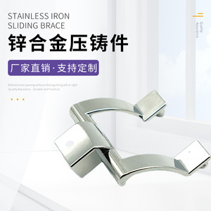 Manija de Puerta y Ventana de Aleación de Zinc Fundida a Presión, Herraje Moderno para Gabinetes, Duradero, Práctico y Ambidiestro - Product Image 1