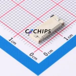 FPC-0.5FX-17PWCR-H20 FFC/FPC Connector SMD,P=0.5mm,Horizontal Mount Connector Flip Cover Type Bottom Contact 17P 0.5mm - Product Image 2