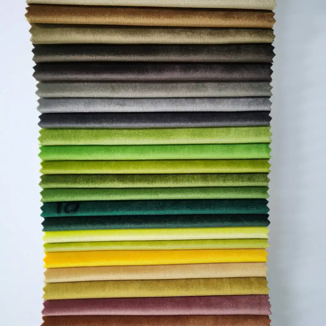 Vải Nhung Hà Lan Cho Đồ Nội Thất Sofa Vải Dệt Kim Mặt Em Bé Thổ Nhĩ Kỳ Vải Polyester Chất Lượng