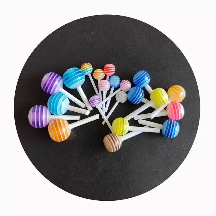 Artificial Resin Lollipop 3D Food Toys Cabochons for Diy Jewelry Making  Bracelets Necklace Accessories