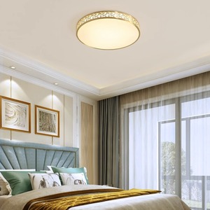 Lámpara de Techo LED de Estilo Chino Minimalista Moderno, Ultrafina, Totalmente de Cobre, con Diseño de Nido de Pájaro para Dormitorio o Estudio - Product Image 3