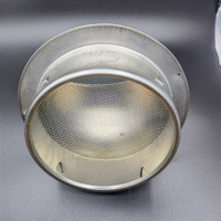 Capuchon de tuyau d'aération en acier inoxydable 304 personnalisé de 180 mm pour cuisine moderne, mur, sous-sol et hotte d'extraction d'air d'atelier