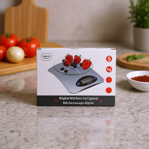 Báscula Digital de Cocina con Capacidad de 5 kg, Pesaje Preciso para Cocinar, Hornear y Medir Alimentos - Product Image 3