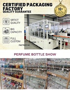 Flacon de parfum en verre cristal de 50 ml, verre de haute qualité, flacon de parfum de 50 ml avec fond épais - Product Image 1