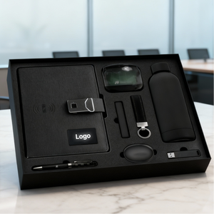 Lork ที่ชาร์จโทรศัพท์โน้ตบุ๊กไร้สายขนาด10000มิลลิแอมป์พร้อมที่ใส่บัตรพาวเวอร์แบงค์แผ่นหนัง A5ตัววางแผนแบบเกลียว - Product Image 1