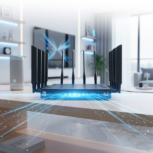 MTK7988 OpenWrt ใหม่ WiFi7 Tri-band 2.4G & 5.8G & 6G DDR4 1GB เราเตอร์ในบ้าน19000ax ไฟร์วอลล์10Gb SFP พอร์ตคู่ซิมสล็อต - Product Image 2