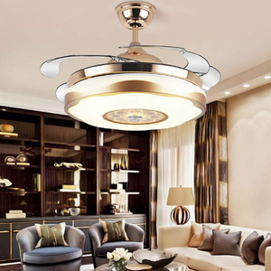 Nuovo prodotto Invisibile Mute ventilatore a soffitto ha condotto la luce - Product Image 4