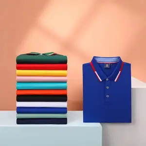 Toptan moda gençlik nakış kısa kollu özel düz rahat işlemeli Logo Polyester Golf Polo gömlekler