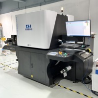 Mesin Cetak Digital UV Roll to Roll CSJ-U3216 untuk Stiker Label PVC Putih Mengkilap, Perekat Akrilik, dan Kertas Seni