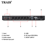 DSP 630 Pré-effets audio numériques professionnels Processeur audio KTV Effets de scène Effets KTV ou système de sonorisation pour chant karaoké