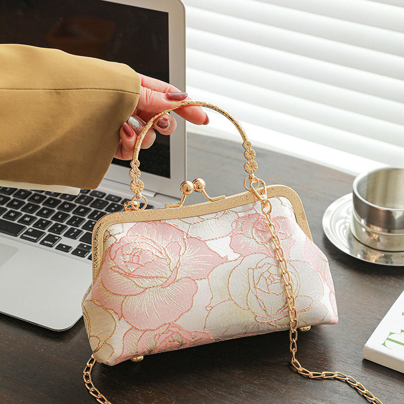 Simple gold wire rose-pink-mini 3005