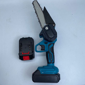 Scie à chaîne professionnelle industrielle rechargeable 21V avec moteur sans balais, scie à perche pour bois avec certification - Product Image 1