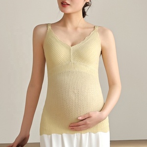 NZMAN Ice Silk WireFree Eco-Friendly Knitted with Chest Pad No-wear Underwear Lactation Vest Breathable Front Open Feeding <strong>Sling</strong> - Product Image 4