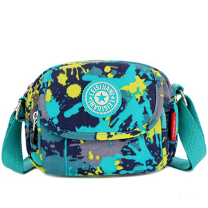 Bolso Bandolera de Hombro para Mujer, al por Mayor, de Nailon con Cierre, Poliéster, Pequeño, Cuadrado, con Estampado de Dibujos Animados, Estilo Urbano, para Teléfono Móvil - Product Image 5