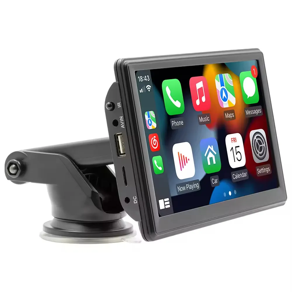 SOMISHINK 9 ''kabelloses Carplay Android Auto Portable Taxi Werbung Kopfstützen monitor Auto Kopfstützen monitor