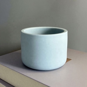 2026 Custom Modern Christmas Wedding Decorative Small Ceramic 10oz Empty Candle Jars for Candle Making - Product Image 4