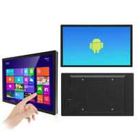 Panel PC Táctil Industrial de 43 Pulgadas Full HD con Montaje en Pared para Sala de Conferencias, IP65, Todo en Uno, Android RK3399, en Stock