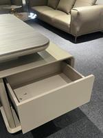 Conjunto de Escritorio Ejecutivo para CEO con Gran Espacio de Almacenamiento, Diseño Moderno y Minimalista, Espacio de Trabajo para Director