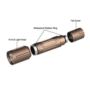 Haike Nouvelle lampe <span class=keywords><strong>de</strong></span> poche tactique PLH/V2 avec batterie 18650 LED haute puissance Lumières <span class=keywords><strong>de</strong></span> <span class=keywords><strong>chasse</strong></span> portables - Product Image 2