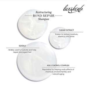 OEM/ODM shampooing sans sulfate, sans paraben, à la kératine et au caviar, cheveux doux et lisses, adapté à tous les types de cheveux. - Product Image 2