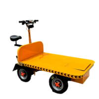Chariot à plateau électrique silencieux 1800W 110/220V à quatre roues pour le transport de marchandises