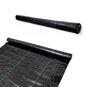 Toile de paillage PP 3ft x 30m, robuste, noire, pour le contrôle des mauvaises herbes dans les jardins, pelouses, fermes et serres - Product Image 4