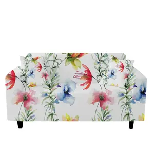 Factory direct sale Leaves and flowers printed Pillow sofa cover