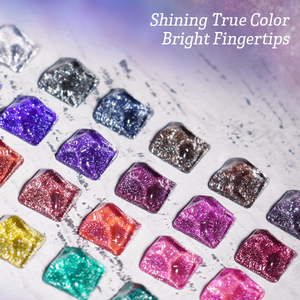 Disco <span class=keywords><strong>Gel</strong></span> Farbbuch 128 Farben Nagellack <span class=keywords><strong>Gel</strong></span> 128 Farben Glitter Reflective Glow In The Dark Blinkendes Disco <span class=keywords><strong>Gel</strong></span> - Product Image 4