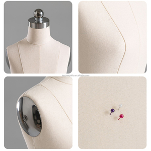 1/2 y 1/3 tamaño Mini mujer Sastre modista MANIQUÍ PARA patrón que hace completamente a medida maniquí con soporte de madera - Product Image 4