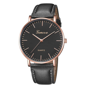 Barato al por mayor de <span class=keywords><strong>ginebra</strong></span> correa de reloj clásico casuales de los hombres de moda par de relojes de cuarzo - Product Image 1