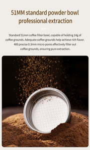 Machine à expresso portable avec chargement USB, machine à café haute pression 20 bars pour capsules et café moulu, idéale pour la maison, le bureau - Product Image 6