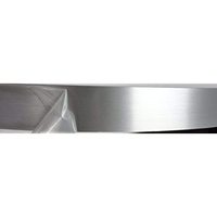 Nhôm Chải Kim Loại Kim Loại Chải Mảnh 1MM PVC Edgebanding 15/16 "PVC Bạc Màu Cạnh Dải