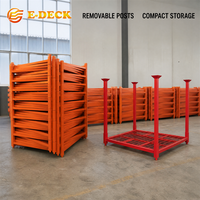 Étagère métallique de stockage détachable et empilable pour pneus, robuste, pour entrepôt, directement de l'usine